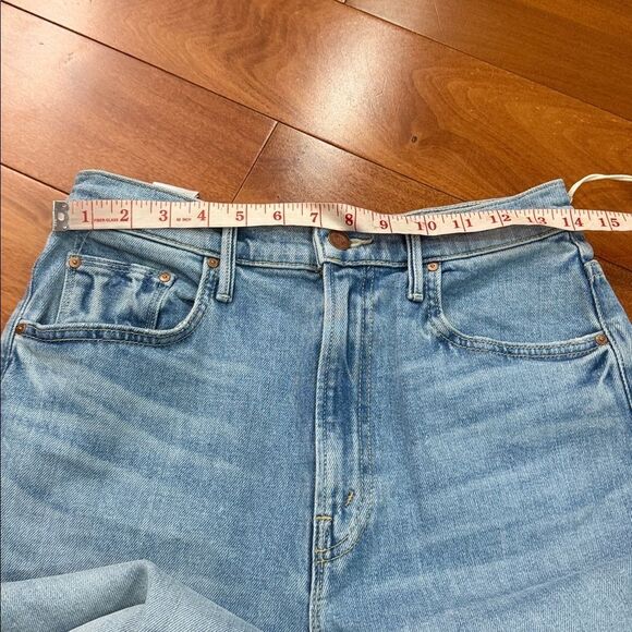 NWT MOTHER Women's The Lasso Sneak Wide Leg Jeans Size 29 - Picture 10 of 14